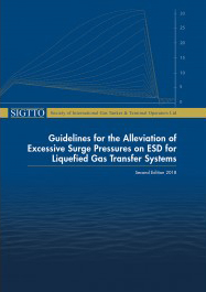 Guidelines for the Alleviation of Excessive Surge Pressures on ESD for Liquefied Gas Transfer Systems