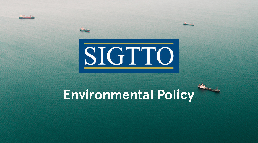 SIGTTO Environmental Policy and Committee Restructure